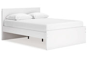 Onita White Queen Platform Bed - Gate FurnitureQueen Bed