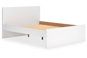 Onita White Queen Platform Bed - Gate FurnitureQueen Bed
