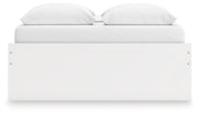 Onita White Queen Platform Bed with 1 Side Storage - EB9630B22