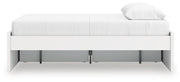 Onita White Queen Platform Bed with 1 Side Storage - EB9630B22