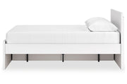 Onita White Queen Platform Bed with 1 Side Storage - Gate FurnitureQueen Bed