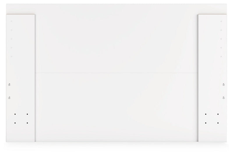 Onita White Queen Platform Bed with 1 Side Storage - Gate FurnitureQueen Bed