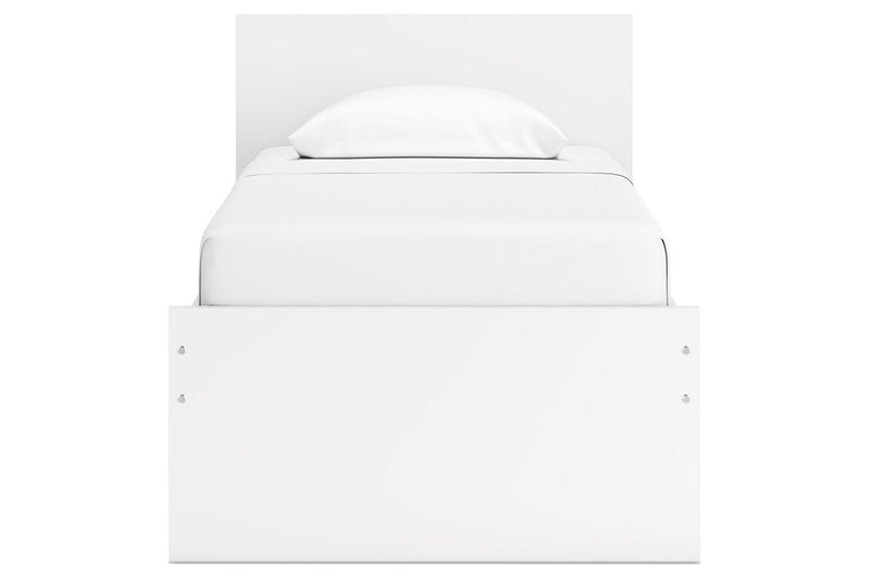Onita White Youth One Side Storage Panel Platform Bedroom Set - Gate FurnitureYouth Bedroom Set