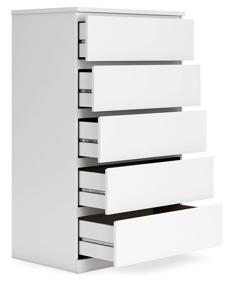 Onita White Youth One Side Storage Panel Platform Bedroom Set - Gate FurnitureYouth Bedroom Set