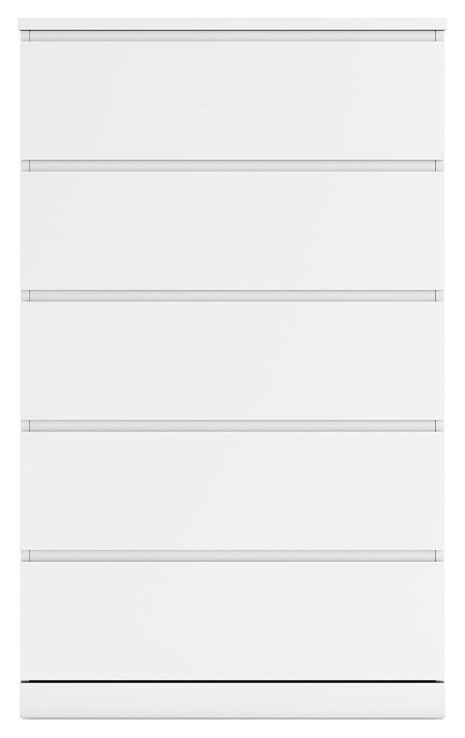 Onita White Youth One Side Storage Panel Platform Bedroom Set - Gate FurnitureYouth Bedroom Set