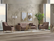 Onix 3-pieces (Sofa & Loveseat & Chair) Livingroom in Brown - 200-SER-ONI-AMKA901-321