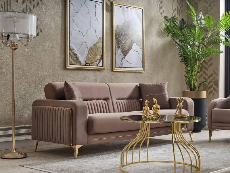 Onix 3-pieces (Sofa & Loveseat & Chair) Livingroom in Brown - 200-SER-ONI-AMKA901-321