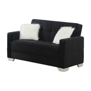 Ontario Black Sleeper Living Room Set - Gate FurnitureLiving Room Set