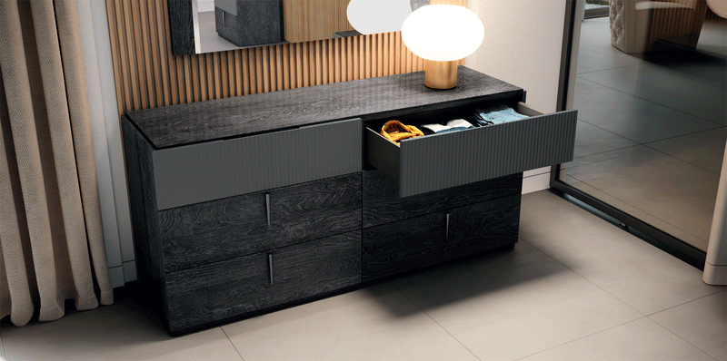 Onyx Double dresser / Mirror SET - p13623