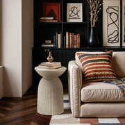 Opani Concrete End Table in Beige - 624Sand-ET