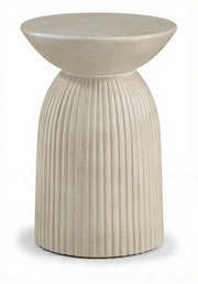 Opani Concrete End Table in Beige - 624Sand-ET