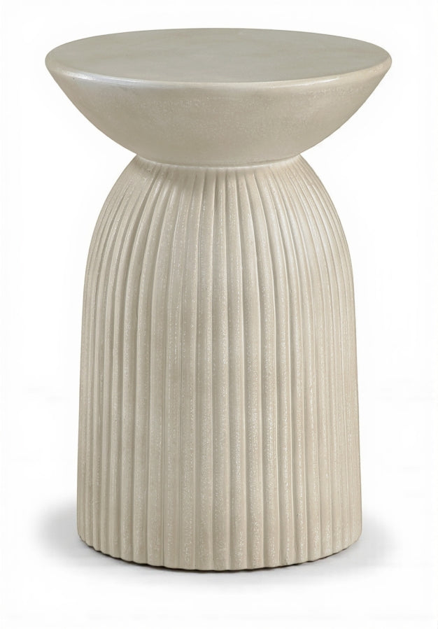 Opani Concrete End Table in Beige - 624Sand-ET