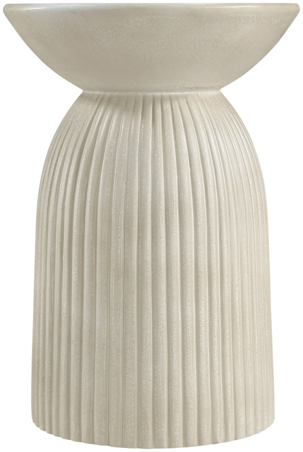 Opani Concrete End Table in Beige - 624Sand-ET