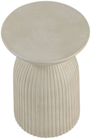 Opani Concrete End Table in Beige - 624Sand-ET