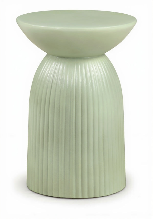 Opani Concrete End Table in Green - 624Green-ET