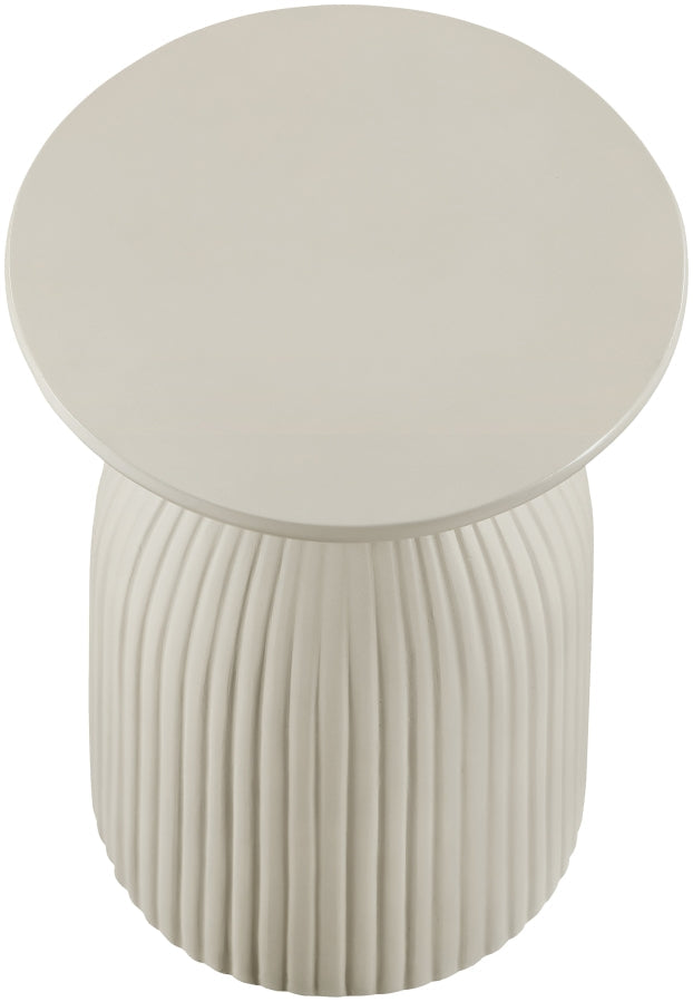 Opani Concrete End Table in Taupe - 624Taupe-ET
