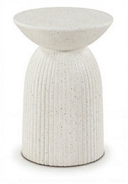 Opani Concrete End Table in Terrazzo - 624Trzo-ET