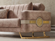 Opera 3-pieces (Sofa & Loveseat & Chair) Livingroom in Beige - 200-SER-OPE-TURKO442-321