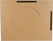 Optic Oak Wood Frame Mirror in Natural - 66085Oak-M