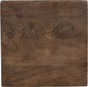 Opus Travertine And Mango Wood End Table in Brown - 77013Brown-ET