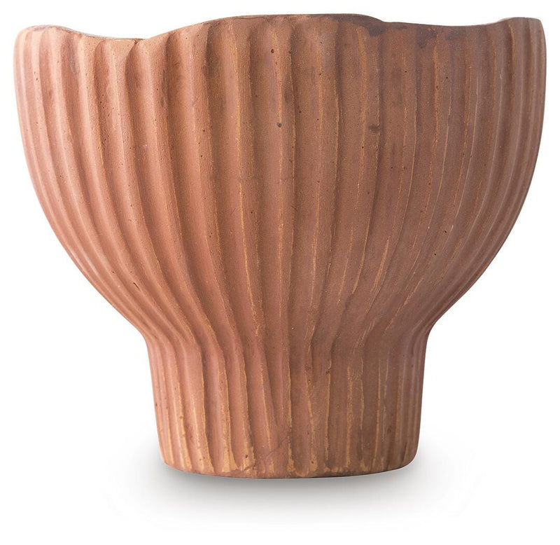 Orban Sienna/White Vase - A2000886