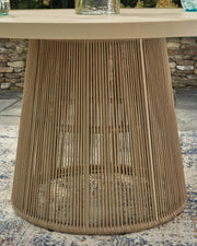 Orchard Beach Beige Outdoor Dining Table - PCP373P2