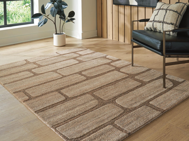 Orest Brown Medium Rug - R407982