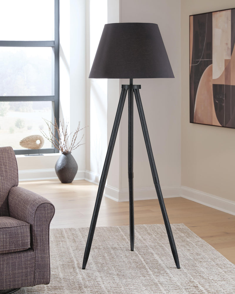 Orhan Black Floor Lamp - L329121