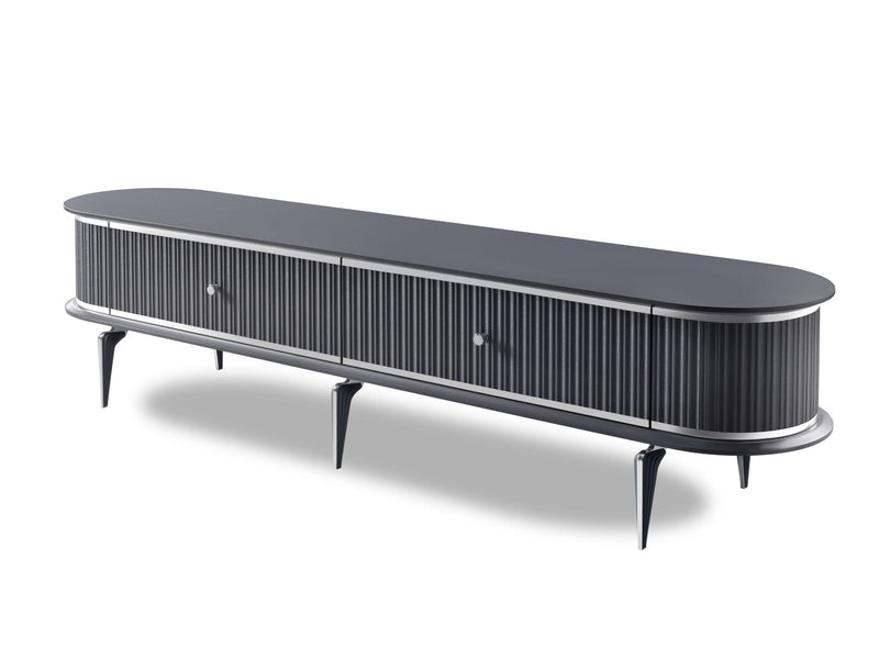 Orient Tv Stand Anthracite in Anthracite - 130-ORI-TV-ANT