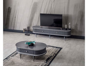 Orient Tv Stand Anthracite in Anthracite - 130-ORI-TV-ANT