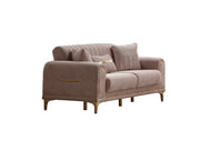 Orion 3-pieces (Sofa & Loveseat & Chair) Livingroom Set Cream in Cream - 101-ORI-TUR276-321