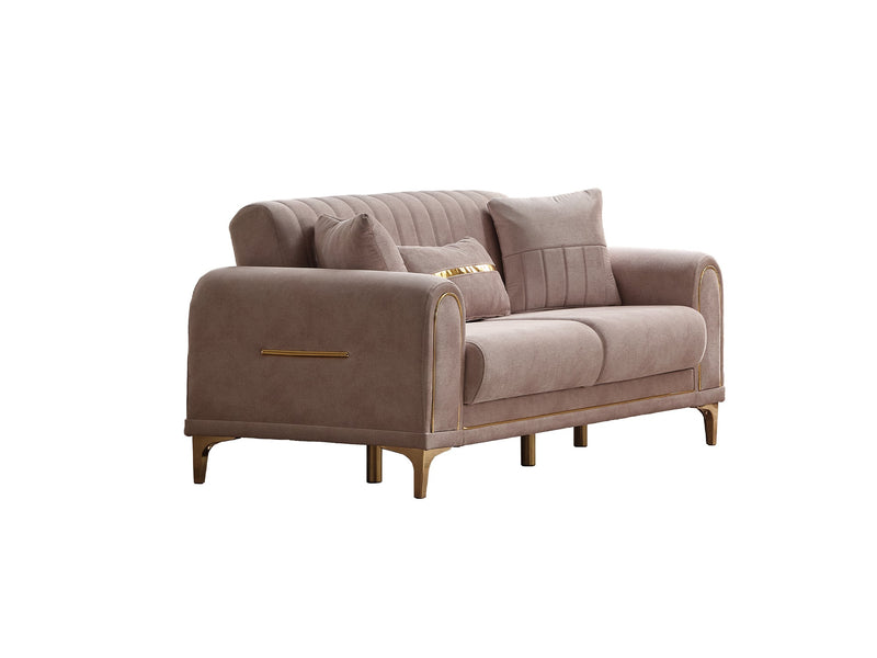 Orion 3-pieces (Sofa & Loveseat & Chair) Livingroom Set Cream in Cream - 101-ORI-TUR276-321