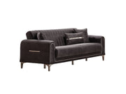 Orion 3-pieces (Sofa & Loveseat & Chair) Livingroom Set Grey in Grey - 101-ORI-TUR376-321