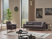 Orion Chair Grey in Grey - 101-ORI-TUR376-B