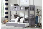 Orion Gray Twin/Twin Bunk Bed | B2063 - Gate FurnitureBunk Bed