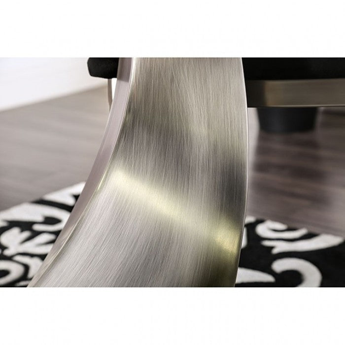 Orla Silver/Black Dining Table - CM3726T-TABLE