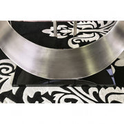 Orla Silver/Black Dining Table - CM3726T-TABLE