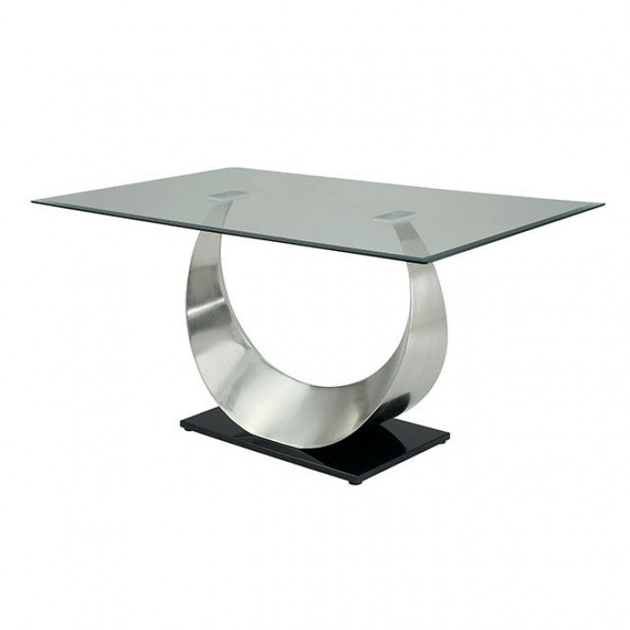 Orla Silver/Black Dining Table - CM3726T-TABLE
