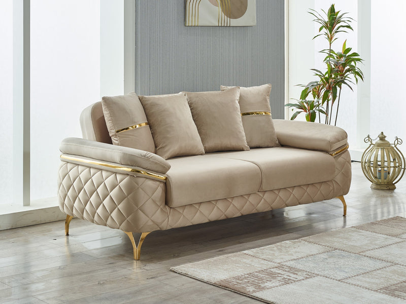 Orlando 71" Wide Convertible Loveseat - Gate FurnitureLoveseat