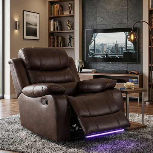 Orlando Brown Chair - ORLANDO-BRWN-CHR