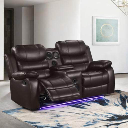 Orlando Brown Loveseat - ORLANDO-BRWN-LS