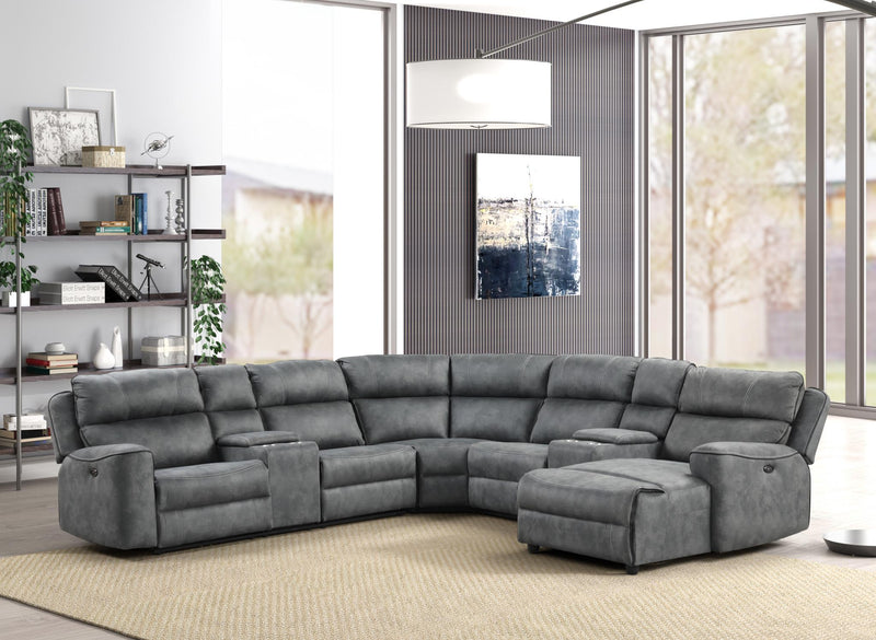 Orlando - Gray Manual Recliner - S425-R
