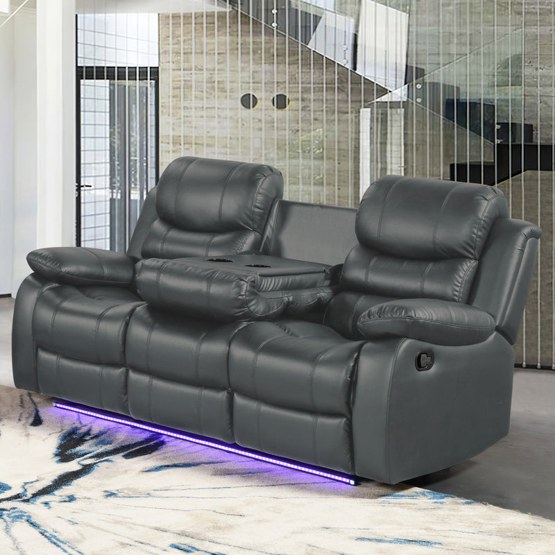 Orlando Gray Sofa & Loveseat - ORLANDO-GY-SLS