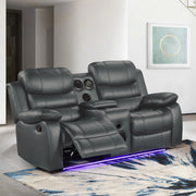 Orlando Gray Sofa & Loveseat - ORLANDO-GY-SLS