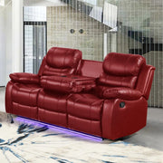 Orlando Red Sofa & Loveseat & Chair - ORLANDO-RD-SLC