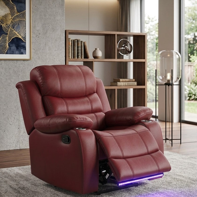 Orlando Red Sofa & Loveseat & Chair - ORLANDO-RD-SLC