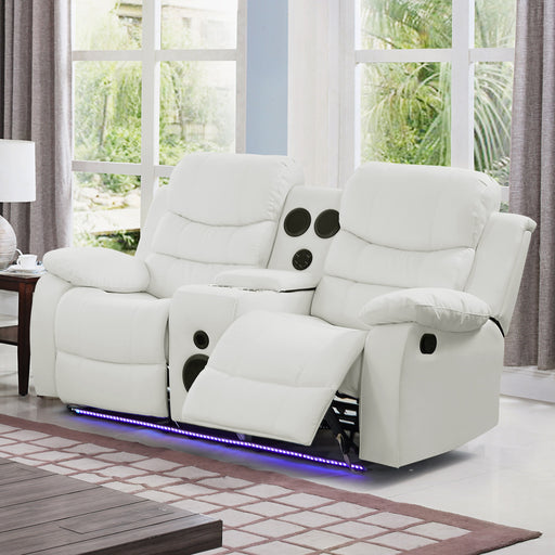 Orlando White Loveseat - ORLANDO-WH-LS
