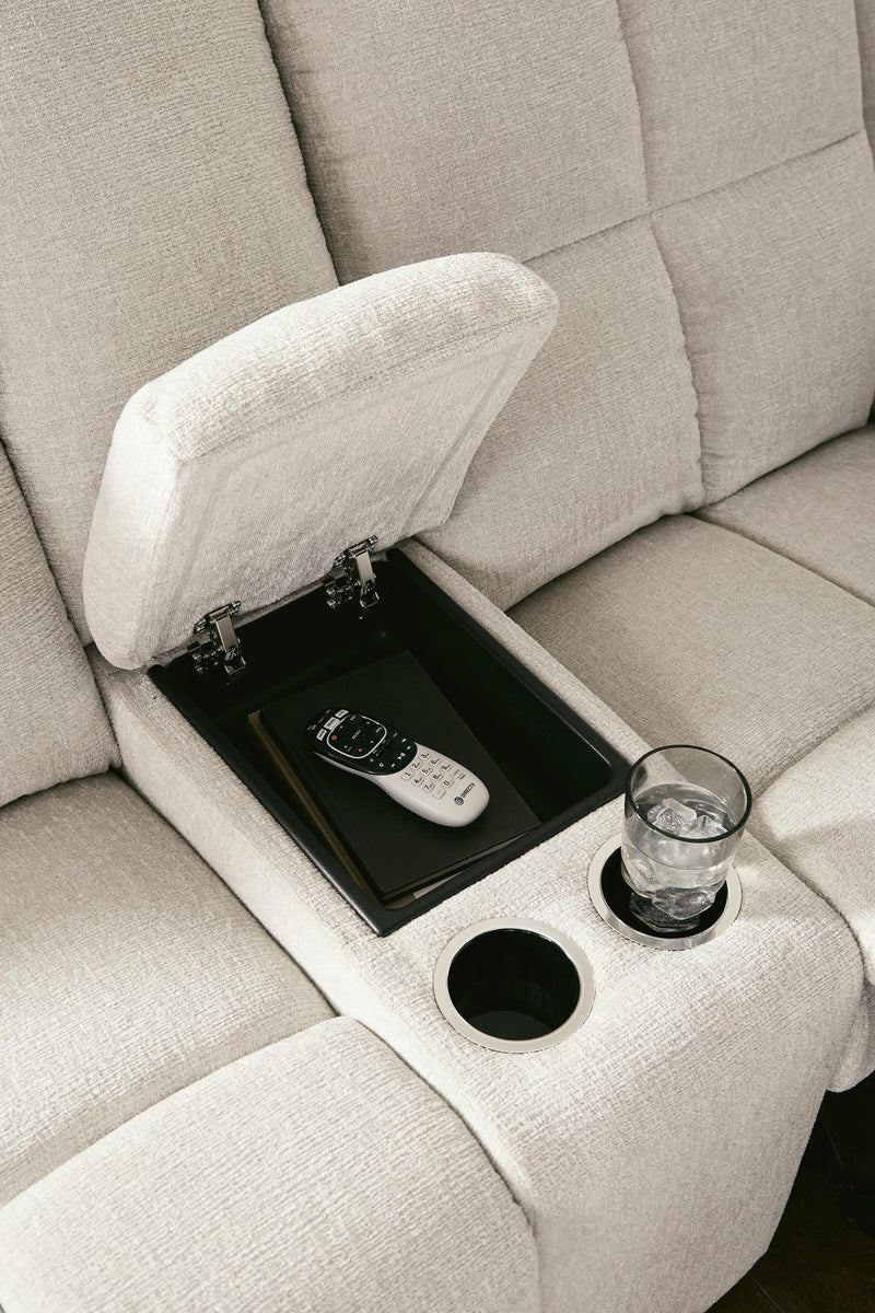 Orlen Winter Reclining Loveseat with Console - 8160294