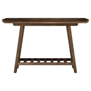 Ornelas 46-inch Console Table with Slatted Shelf Mango Brown - 950415