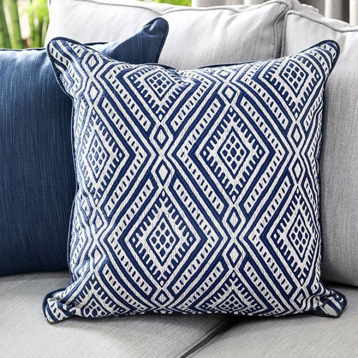 Ornella Light Gray/Blue Sectional - SM2671-SECT